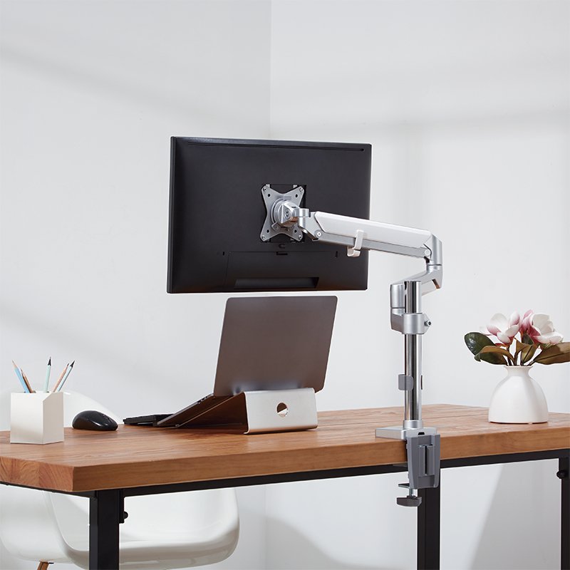 Logilink Bp0087 Soporte De Mesa Para Pantalla Plana 81,3 Cm (32") Abrazadera Plata