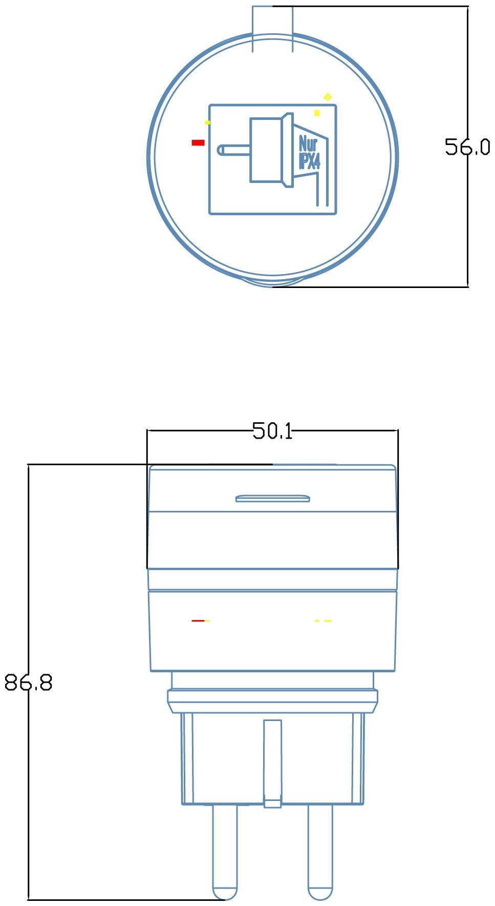 Entac Wlan Aussenmeckdose Negro Ip44