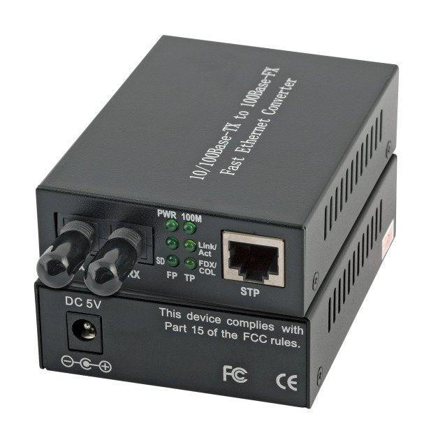 Conversor De Medios Efb Rj45-Stp / St, 1310nm / 2km, Fast Ethernet