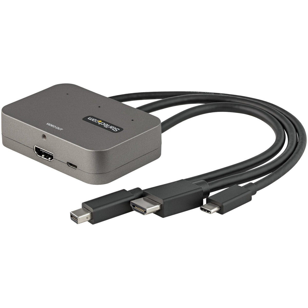 Startech Adaptador Multipuertos 3 En 1 Usb-C Hdmi O Mini Displayport A Hdmi 4k 60hz Cdphdmdp2hd