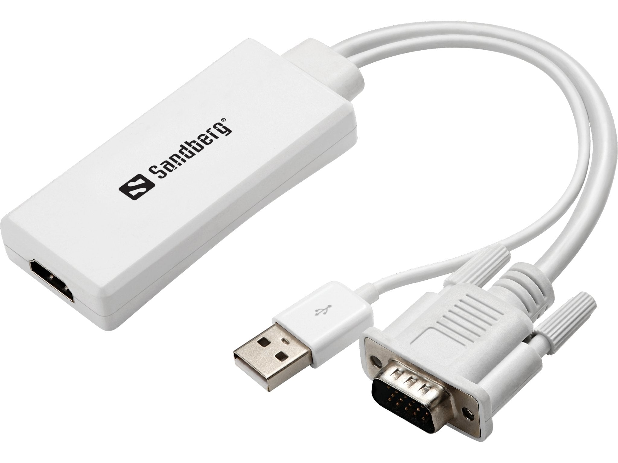Sandberg Convertidor Vga+Audio -> Hdmi