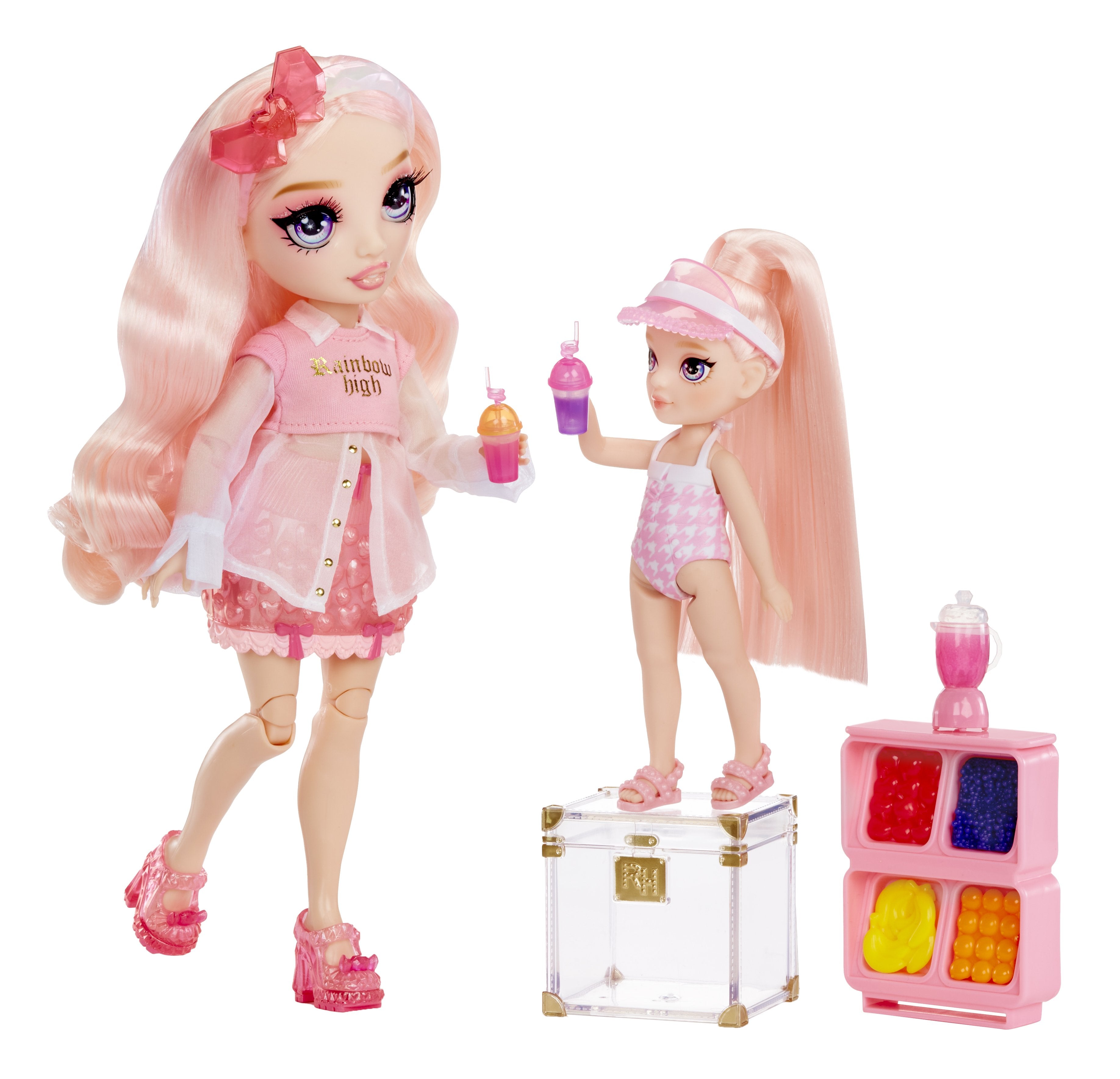 Mga Entertainment Rainbow High Little - Día De La Piscina Con Juego De Rubores, Personaje 522249-Euc