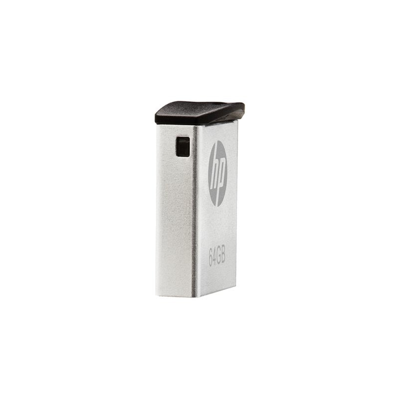 Pendrive Hp 64gb Usb 2.0 V222w Plata Metal/TamaãO Mini Hpfd222w-64