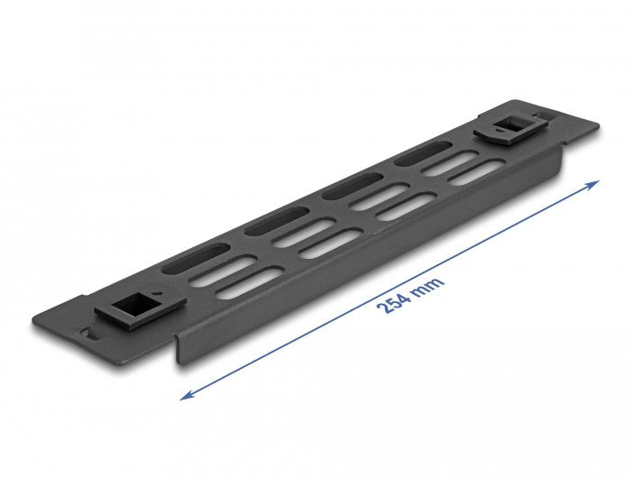 Delock 66984 Panel De Gabinete De Red Con Ranuras De Ventilación Sin Herramientas De 10? 1u Negro