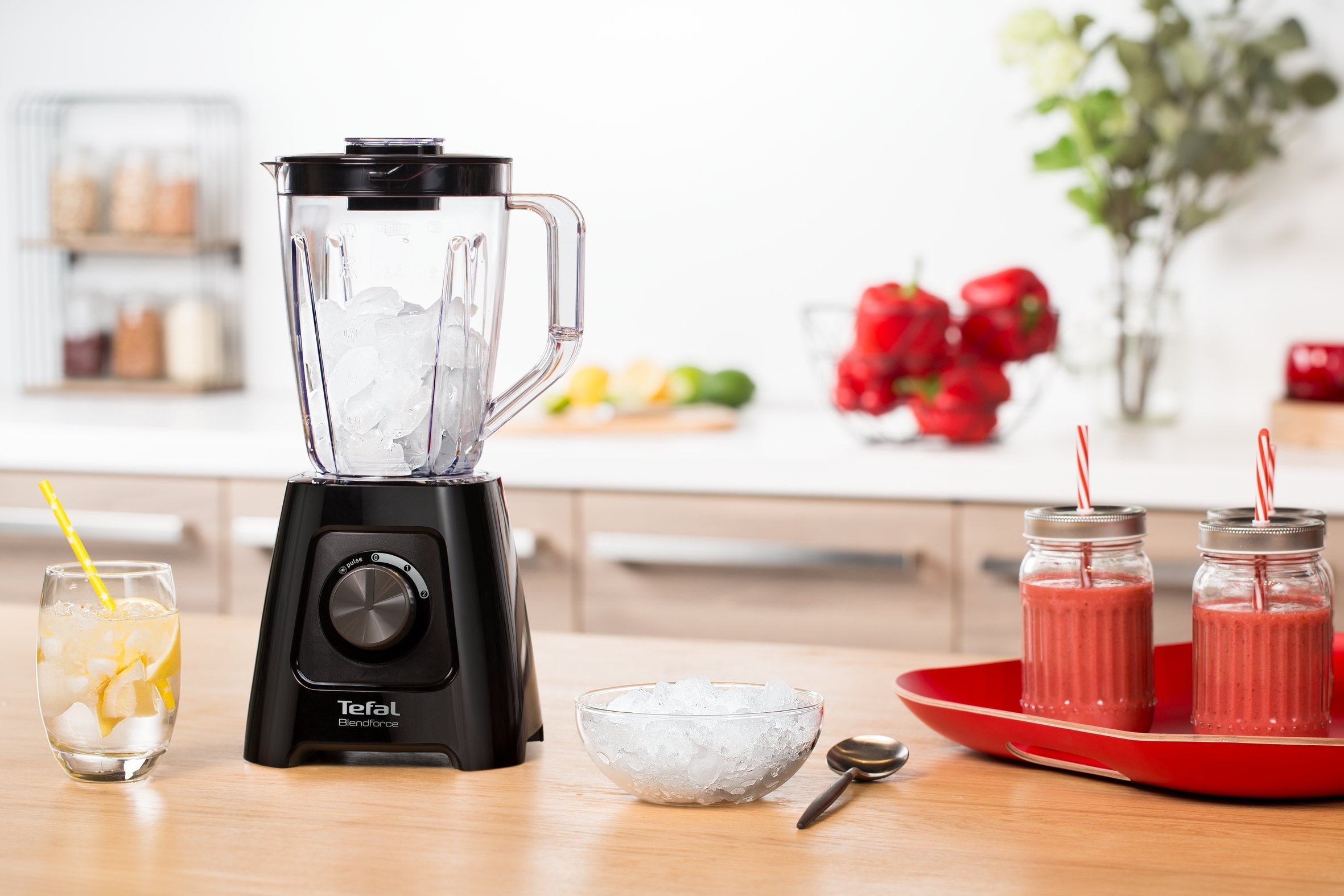 Tefal Blendforce Ii Bl4208 Licuadora 1,25 L Batidora De Vaso 600 W Negro