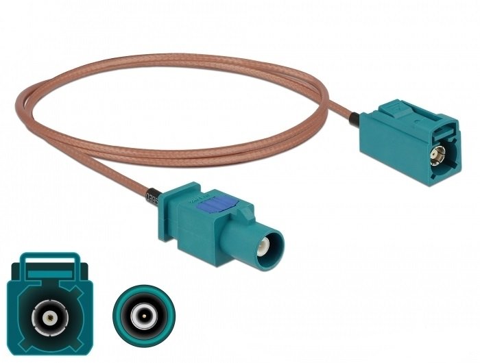 Delock Cable De Antena Fakra Z Macho > Fakra Z Hembra Rg-316 1 M