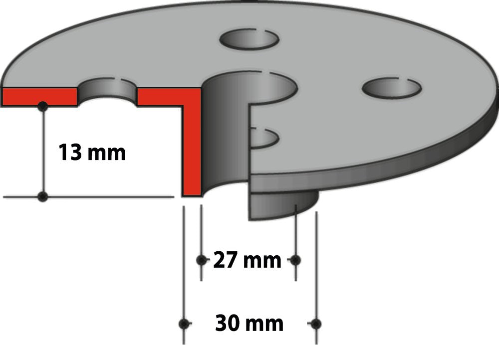 Makita Kopierhuelse 30,0mm