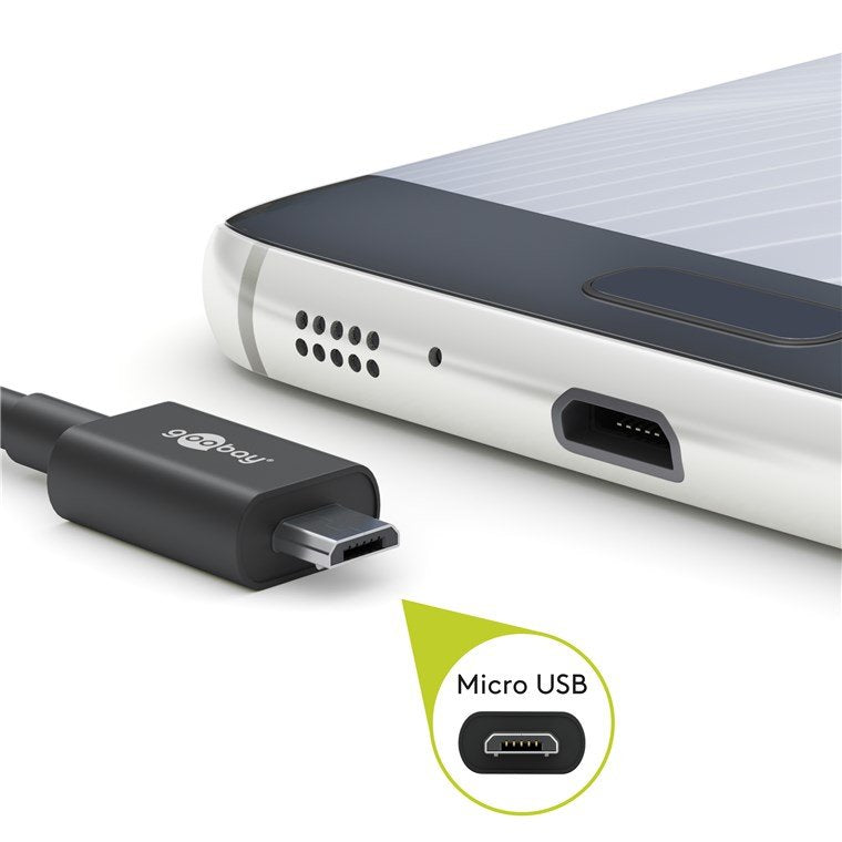 Goobay Usb-A > Cable De Carga Y Sincronización Micro-Usb 43837