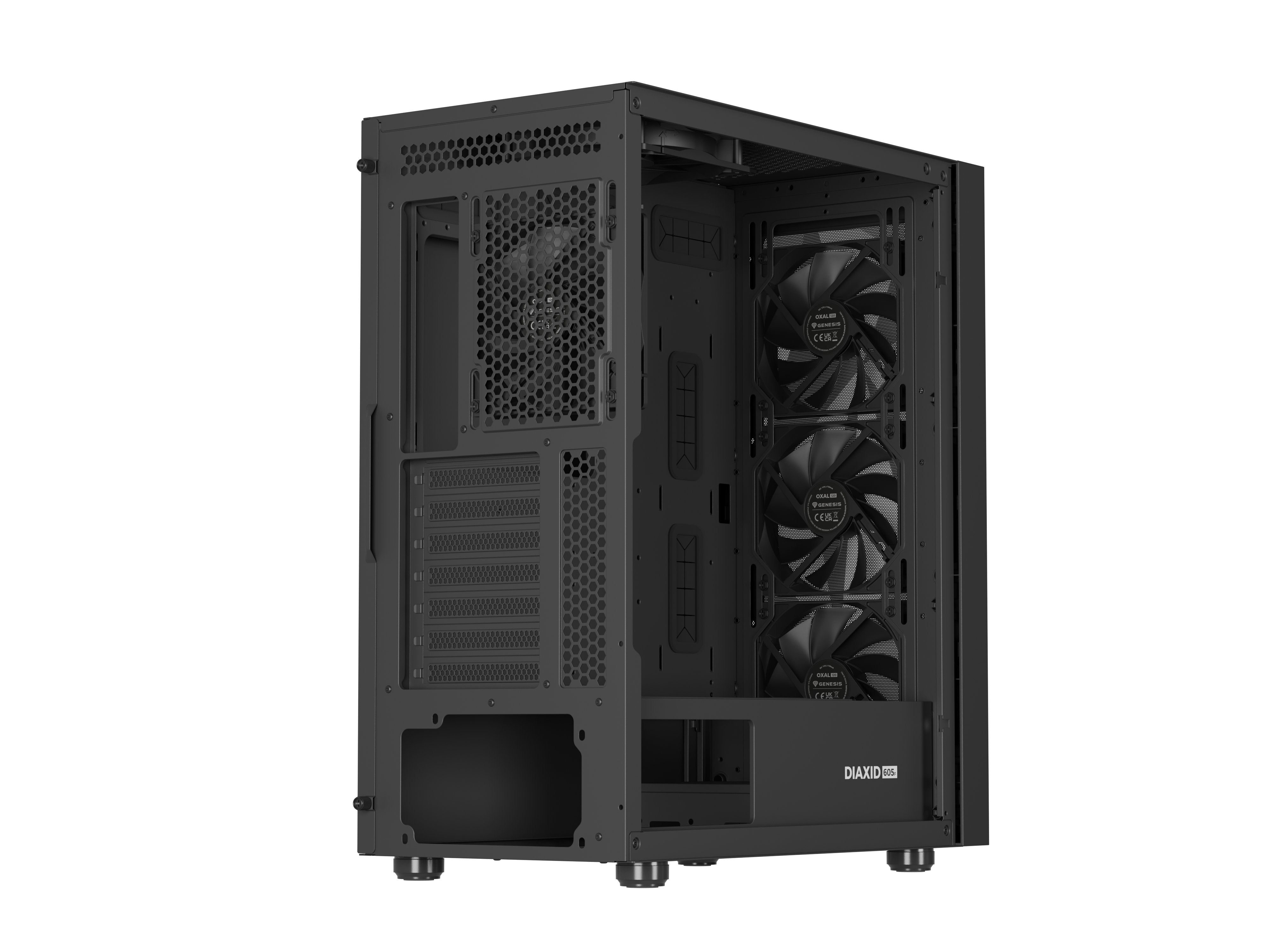 EAN 5901969439212 - GENESIS Diaxid 605F Midi Tower Negro imagen 21