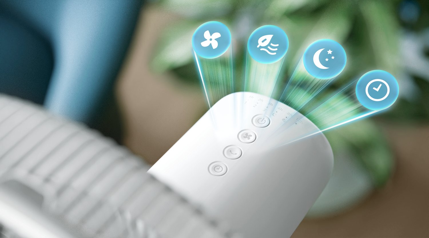 Ventilador Philips Cx2550 00 2000 Series Stand Fan, White