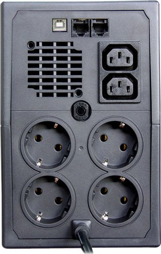 EAN 5904006036658 - Orvaldi ID1K0CH sistema de alimentación ininterrumpida (UPS) Línea interactiva 1 kVA 600 W imagen 2