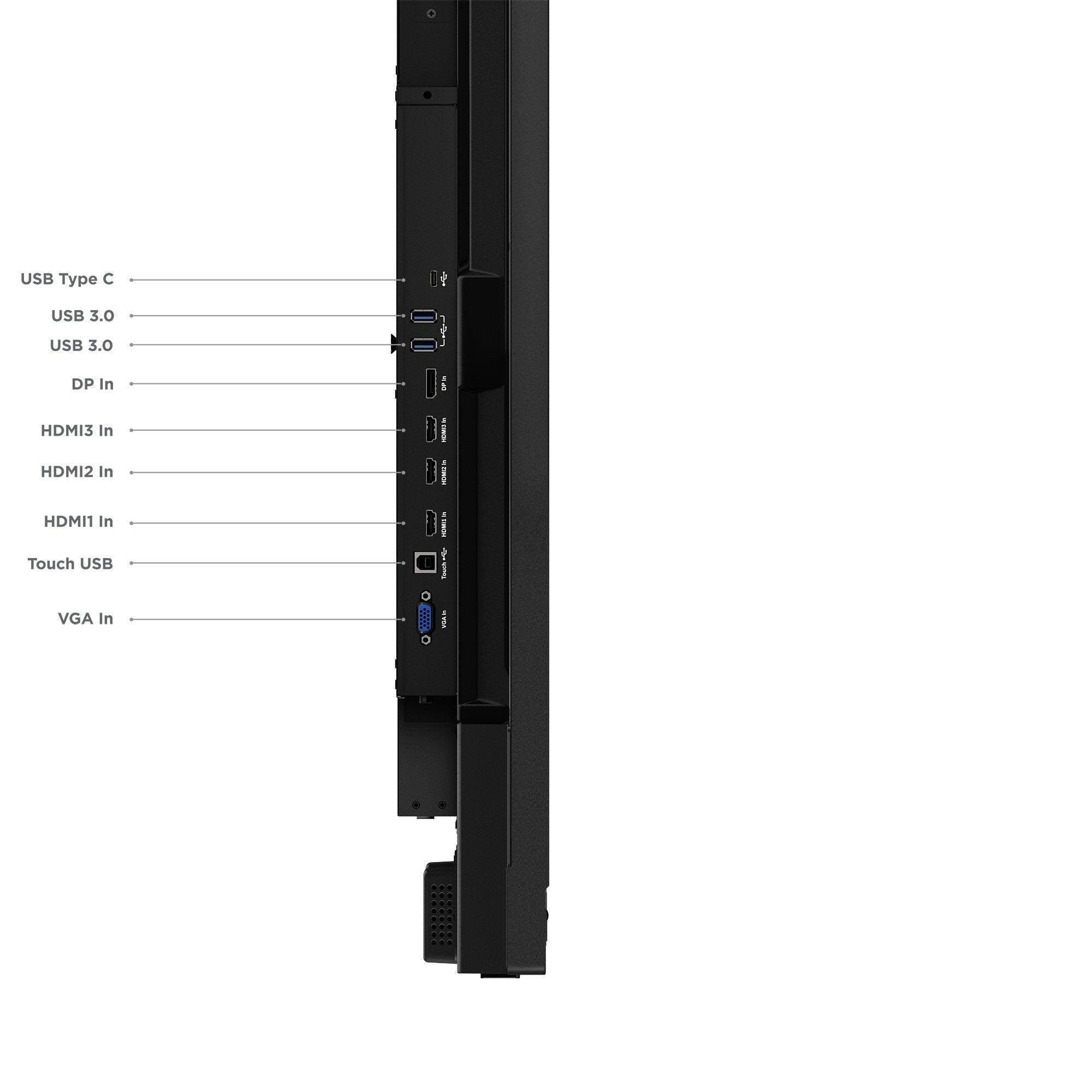 Monitor Lenovo 62f4wa1cek (75") 3840 X 2160 Pixeles 4k Ultra Hd Led Pantalla Táctil Negro