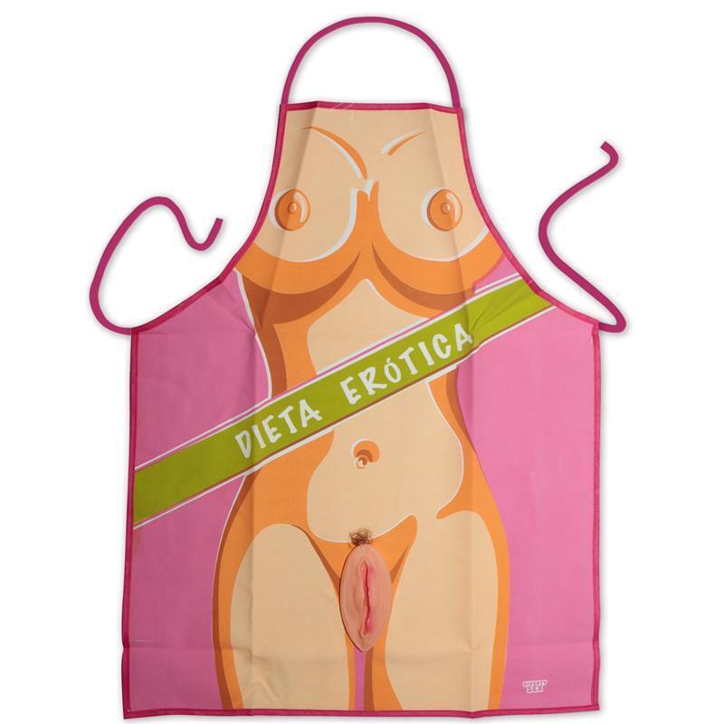 Diablo Picante - Delantal Dieta Erotica Mujer