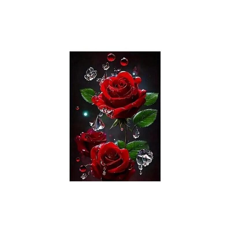 Diamentowa Mozaika - Kwiaty Rózy