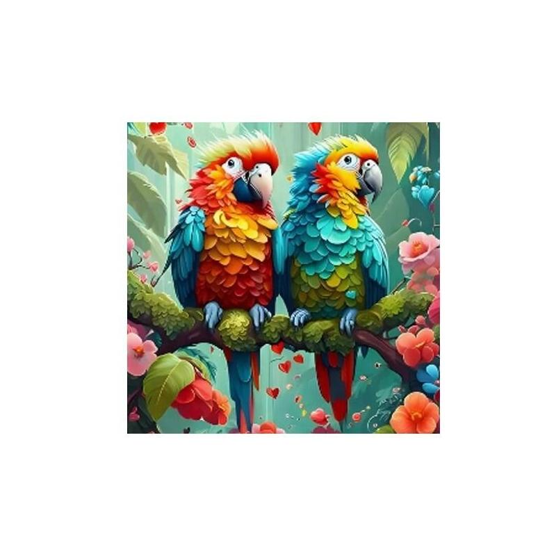 Diamentowa Mozaika - Papugi
