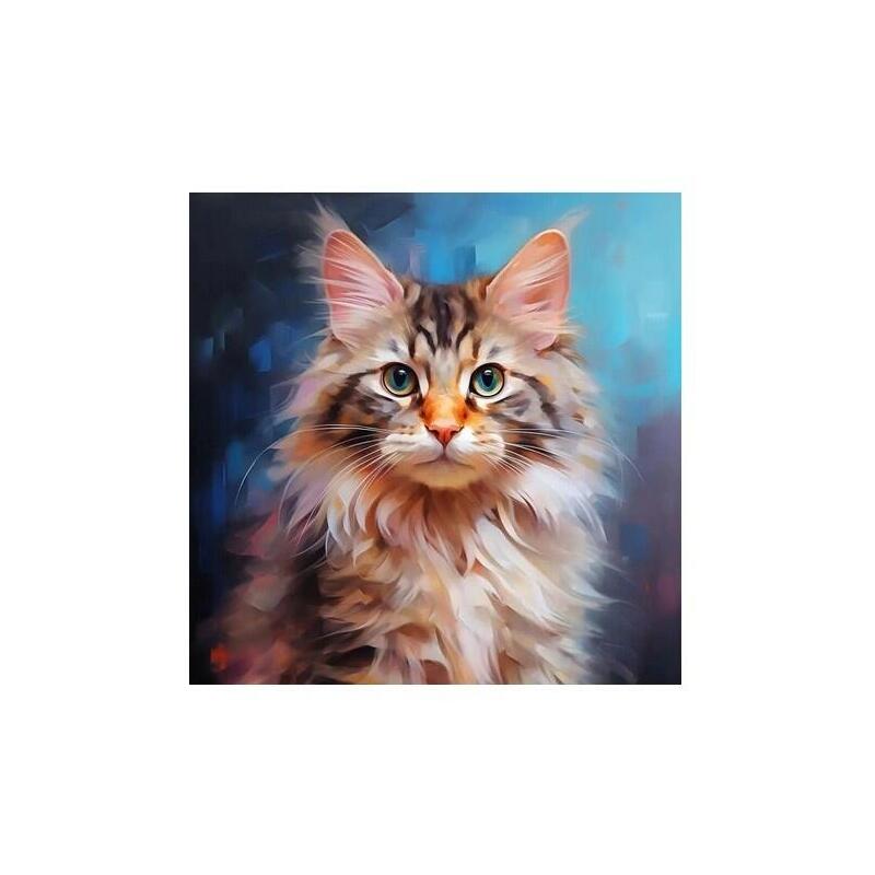 Diamentowa Mozaika - Portret Kota
