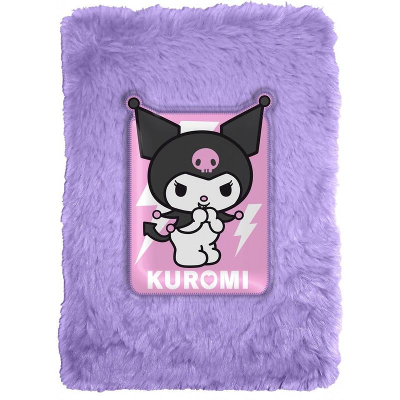 Diario Notatnik Pluszowy Kuromi