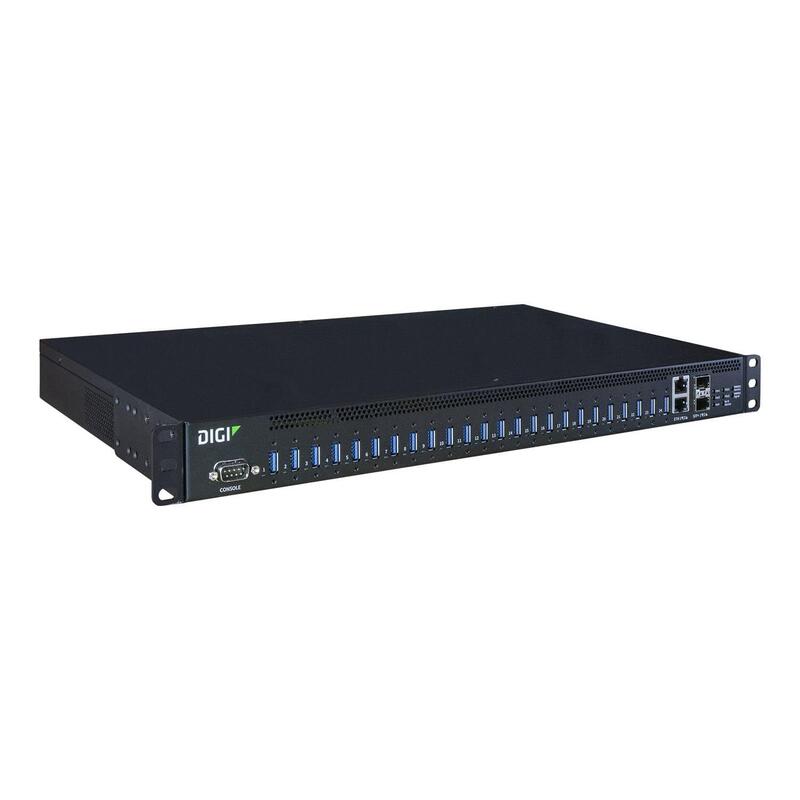 Digi Aw24-G300 Hub De Interfaz Usb 3.2 Gen 1 [3.1 Gen 1] Type-A 10000 Mbit/S Negro