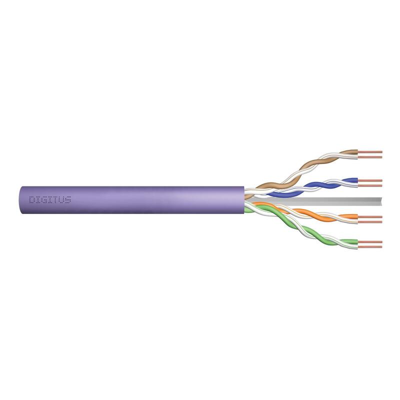Digitus Cable De Red Cat.6 U/Utp Dca Solid Wire Awg 23/1 Lsoh 50m Violet
