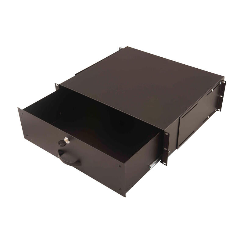 Digitus Cajon Cerradura 3u 132x481x400 Negro
