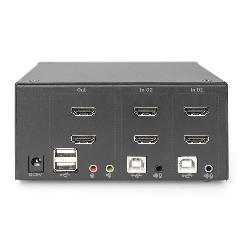 Digitus Ds-12860 Kvm Switch Hdmi De Escritorio 2 Puertos