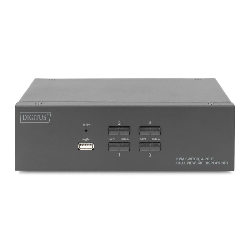 Digitus Kvm Switch 4-Port Dp 4k Dual Display