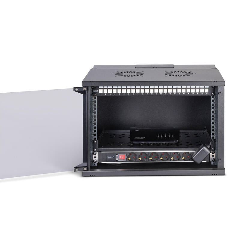 Digitus Netzwerk-Set 483 Mm (19") - 7he, 540x400 Mm (Bxt) Sw