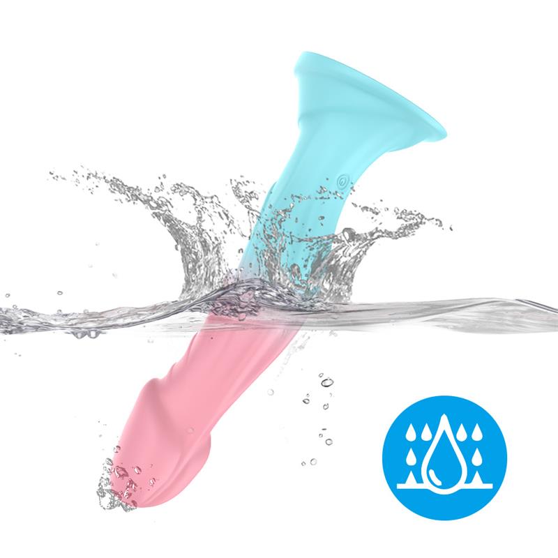 Dildo Bicolor Con Vibración