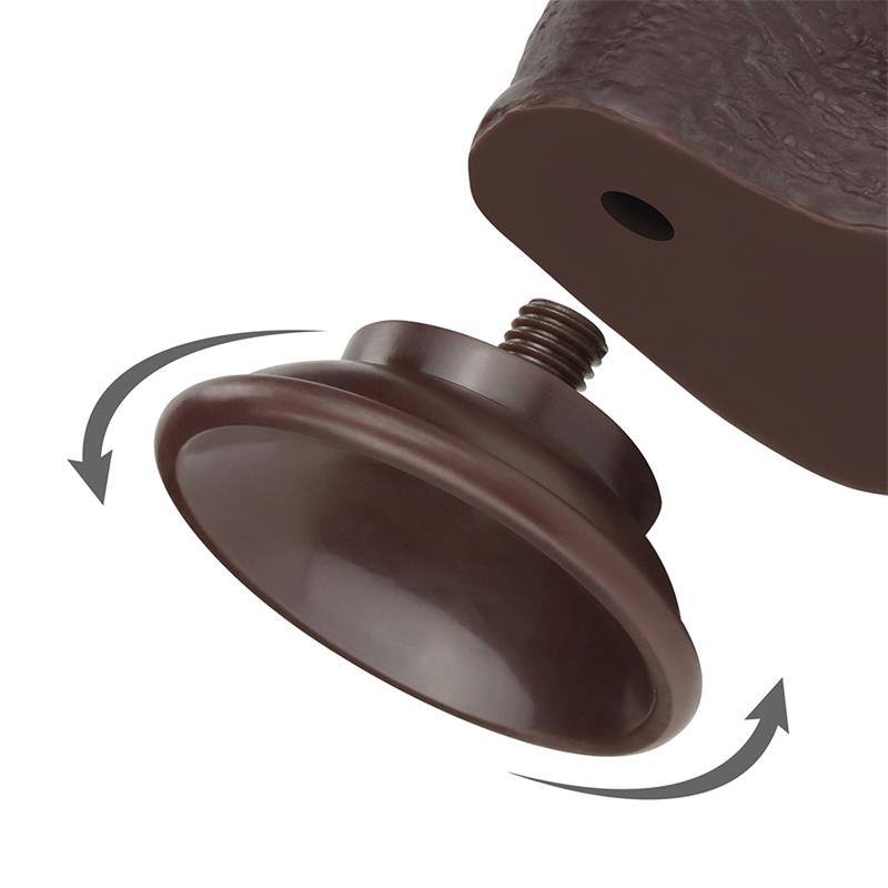 Dildo Sliding 9.5 Negro