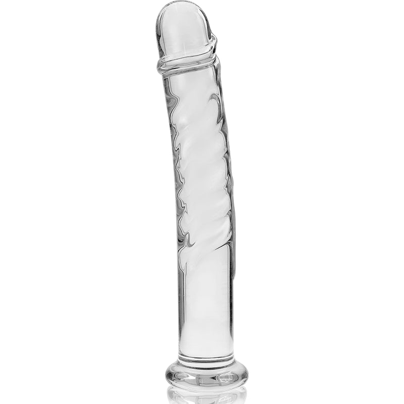 Nebula Series By Ibiza - Modelo 16 Dildo Cristal Transparente 18.5 Cm -o- 3 Cm