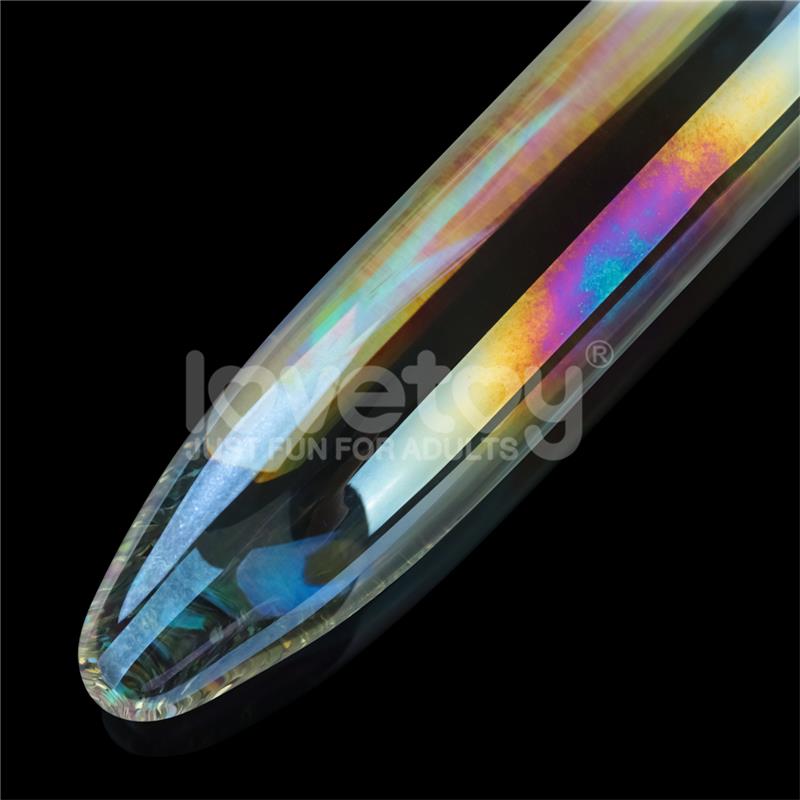 Dildo De Cristal Que Brilla En La Oscuridad Twilight Gleam Prism Glass