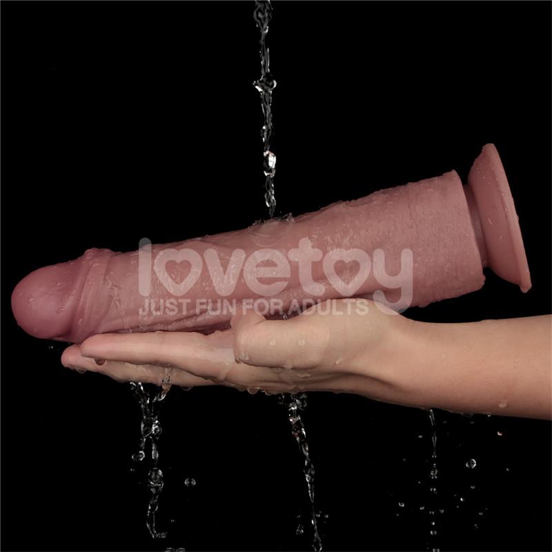 Dildo Dual Density Con Vibración 10.5
