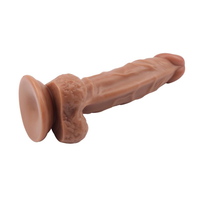 Dildo Dual Density Fashion 21 X 4.1 Cm Bronceado