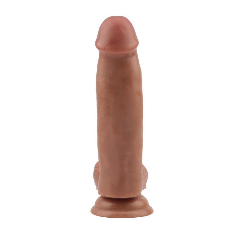 Dildo Dual Density Fashion Dude 17.8 X 4 Cm Bronceado