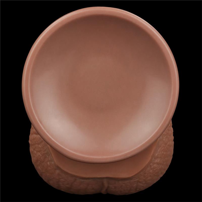 Dildo Dual Density Piel Deslizante 13.5