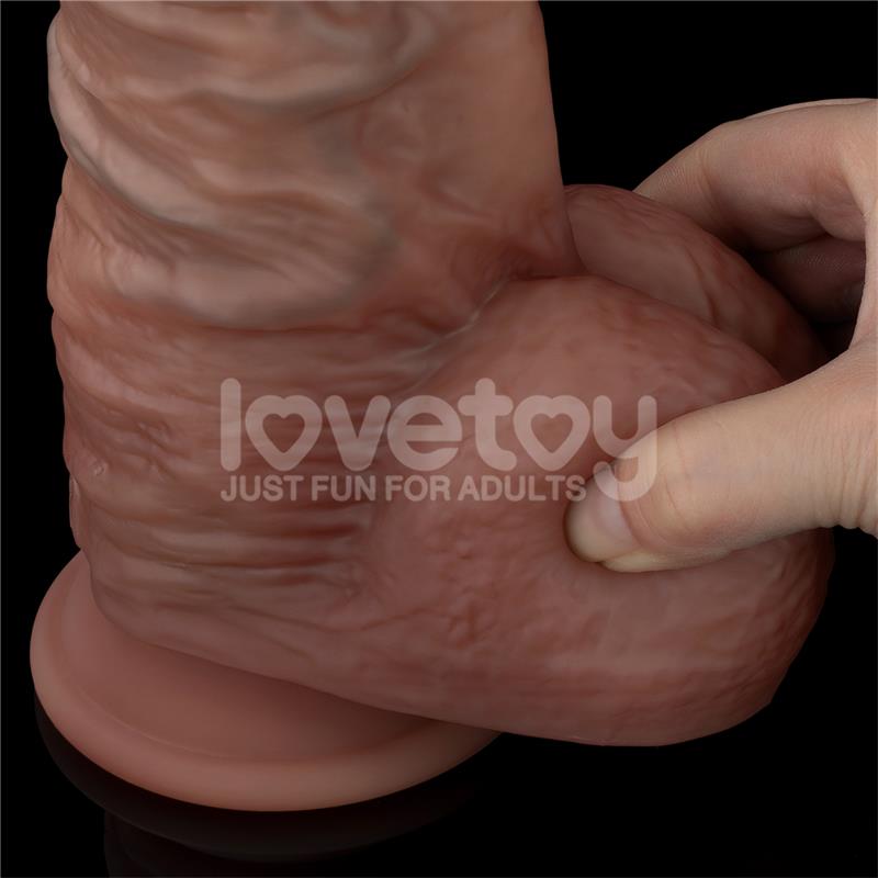 Dildo Dual Layered Xxl 10.5 Negro