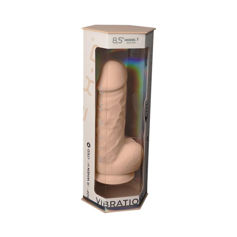 Silexd - Modelo 1 Pene Realistico Vibrador Silicona Premium Silexpan Control Remoto 21.8 Cm