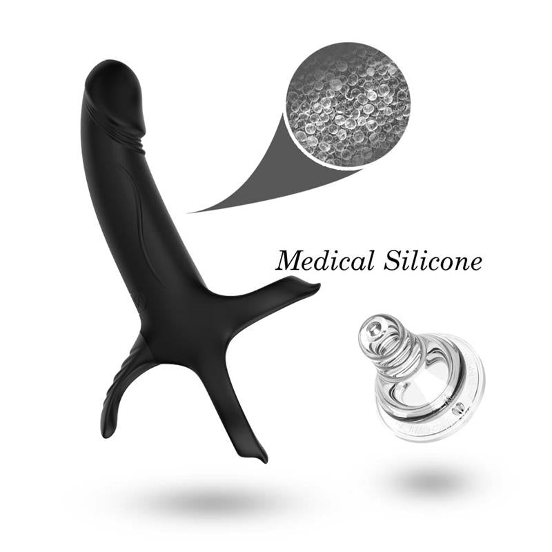 Dildo Para Penetración Doble Con Vibración