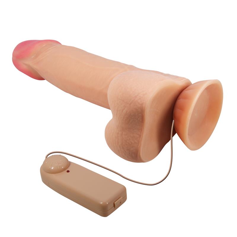 Pretty Love - Sliding Skin Series Dildo Realístico Con Ventosa Piel Deslizante Control Remoto  Natural 21.8 Cm