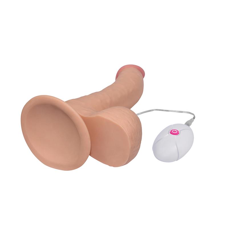 Dildo The Ultra Soft Dude Con Vibración 8.8 Natural