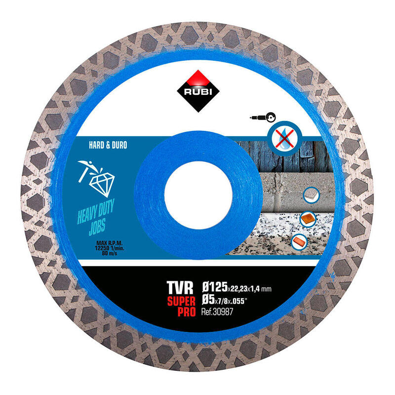 Disco De Diamante Tvr Ø125mm Superpro R30987 Rubi