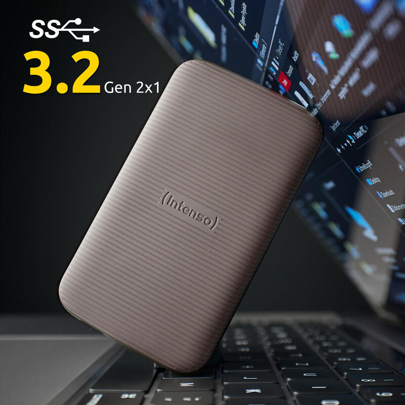 Disco Duro Externo Solido Ssd Intenso Tx500 1tb Usb Tipo C