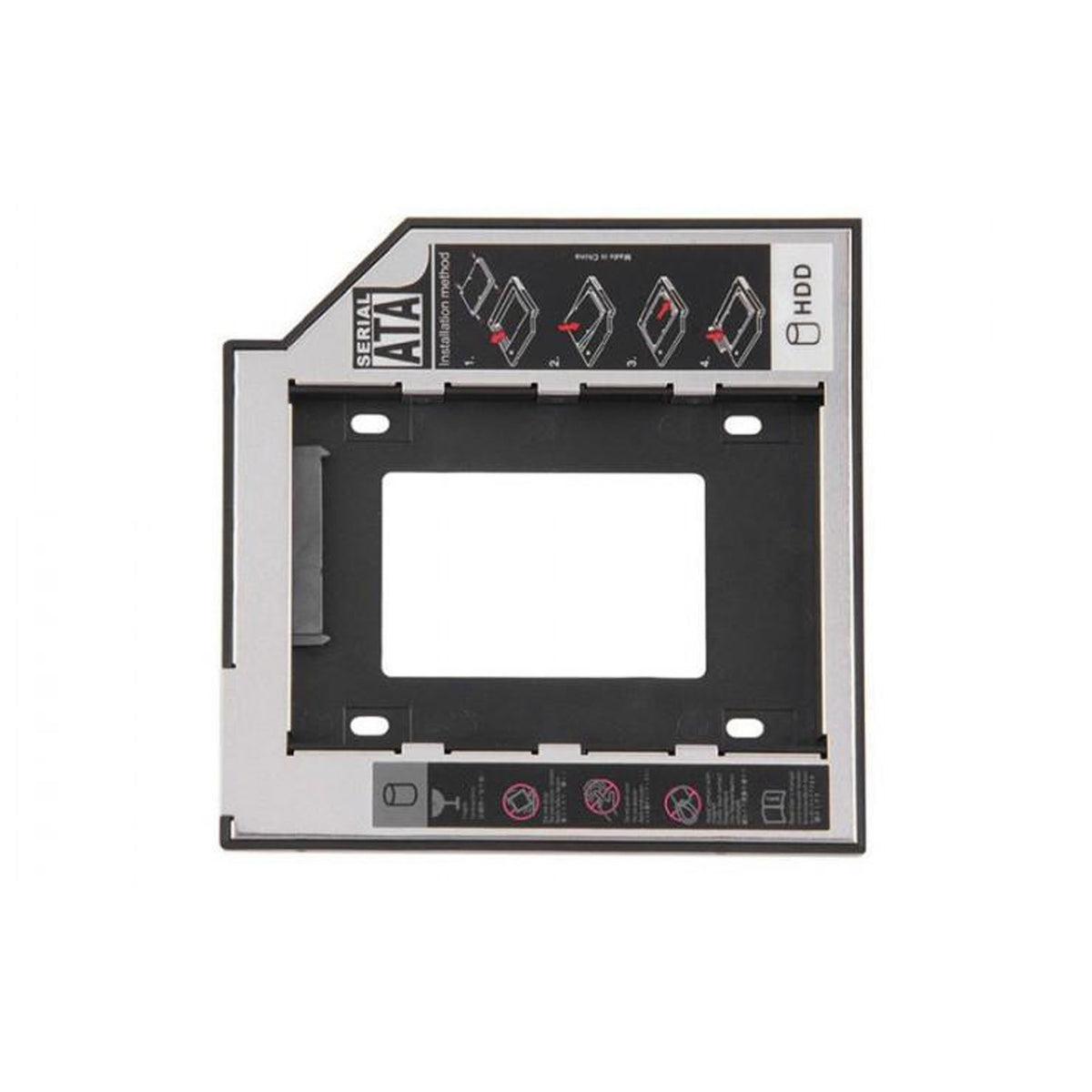 Soporte Carcasa Caddy Cd Dvd Para Disco Duro 2.5 2Nd Sata 9.5Mm Universal