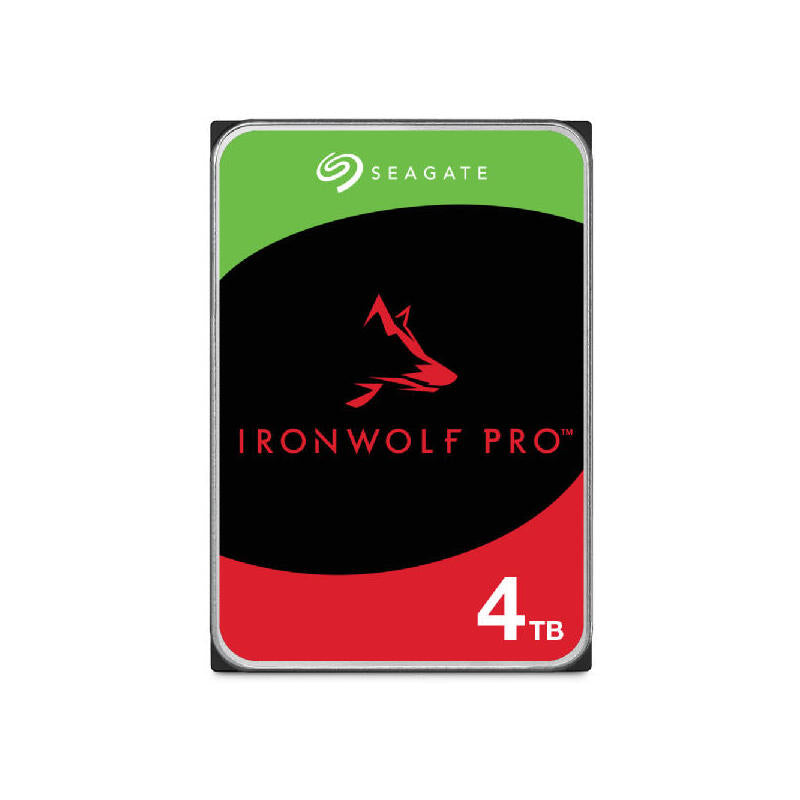 Disco Seagate Ironwolf Pro Enterprise Nas Hdd 4tb 7200rpm 6gb S Sata 256mb Cache 8.9cm 3.5" 24x7 For Nas Raid Rackmount Systems Blk