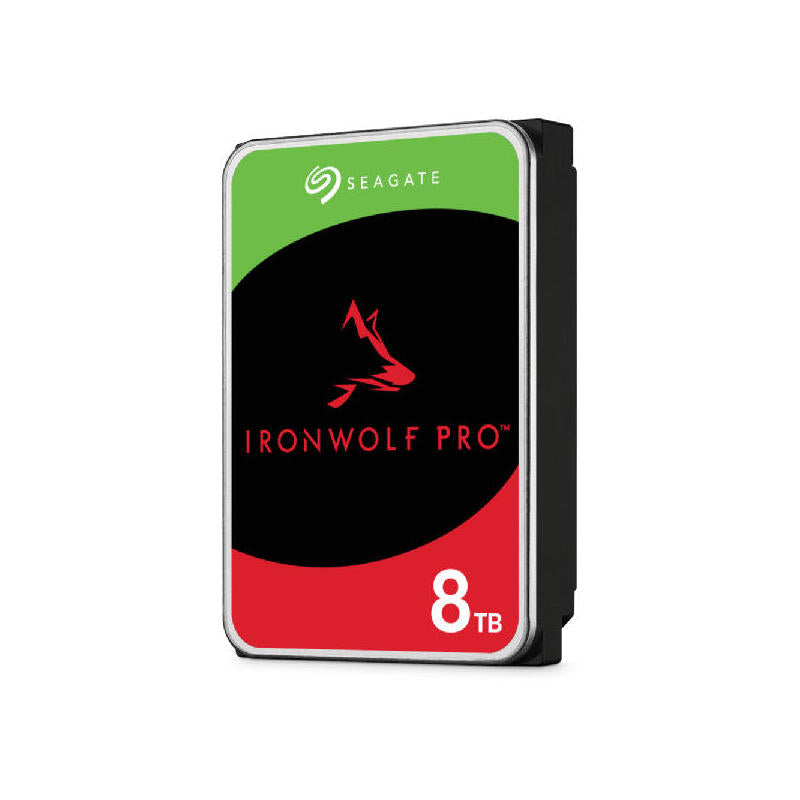 Disco Seagate Ironwolf Pro Enterprise Nas Hdd 8tb 7200rpm 6gb S Sata 256mb Cache 8.9cm 3.5" 24x7 For Nas Raid Rackmount Systeme Blk