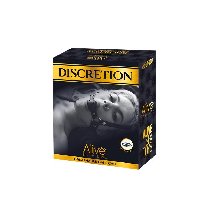 Alive - Discretion Mordaza Transpirable Rojo