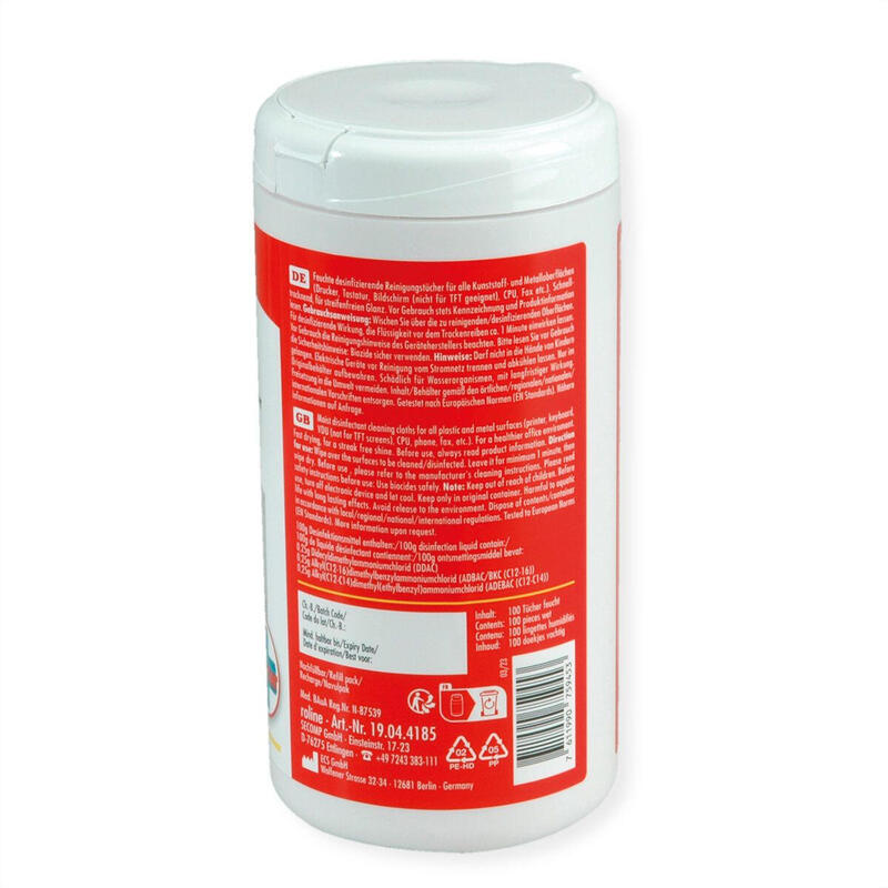 Disinfectant Computer  Cleaning Wipes (100 Pcs)