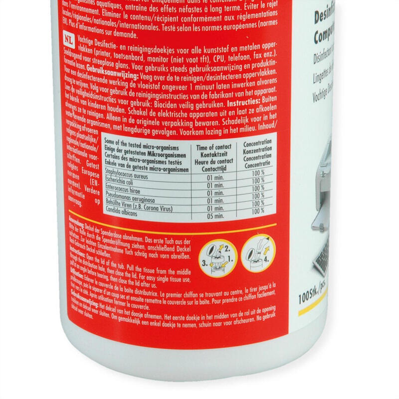 Disinfectant Computer  Cleaning Wipes (100 Pcs)