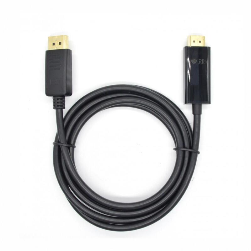 Displayport - Hdmi Cable 1.8m. Negro