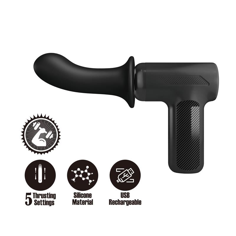 Pretty Love - Dj Doctor Masajeador 5 Configuraciones Negro